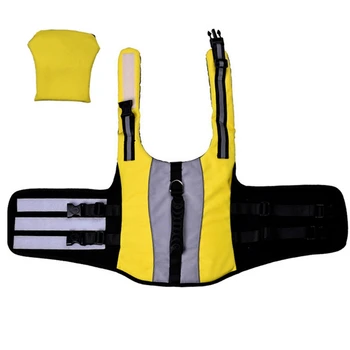 

Dogs Swimwear Pets Swimming Suit Dog Breathable Reflective Yellow Life Jacket Dog Life Vest Summer Shark Dog Clothes