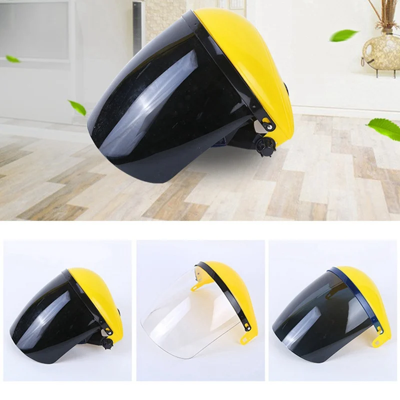 

New Transparent Lens Anti-UV Anti-shock Welding Helmet Face Shield Solder Mask Face Eye Protect Shield Anti-shock