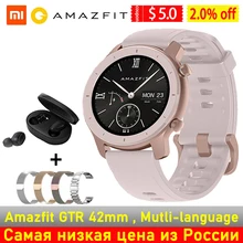 Best Offers Global Version Amazfit GTR 42mm Smart Watch 42 Women Men SmartWatch AMOLED Display 5ATM GPS & GLONASS BT5.0 for Xiaomi Phone IOS Best Offers Global Version Amazfit GTR 42mm Smart Watch 42 Women Men SmartWatch AMOLED Display 5ATM GPS & GLONASS BT5.0 for Xiaomi Phone IOS