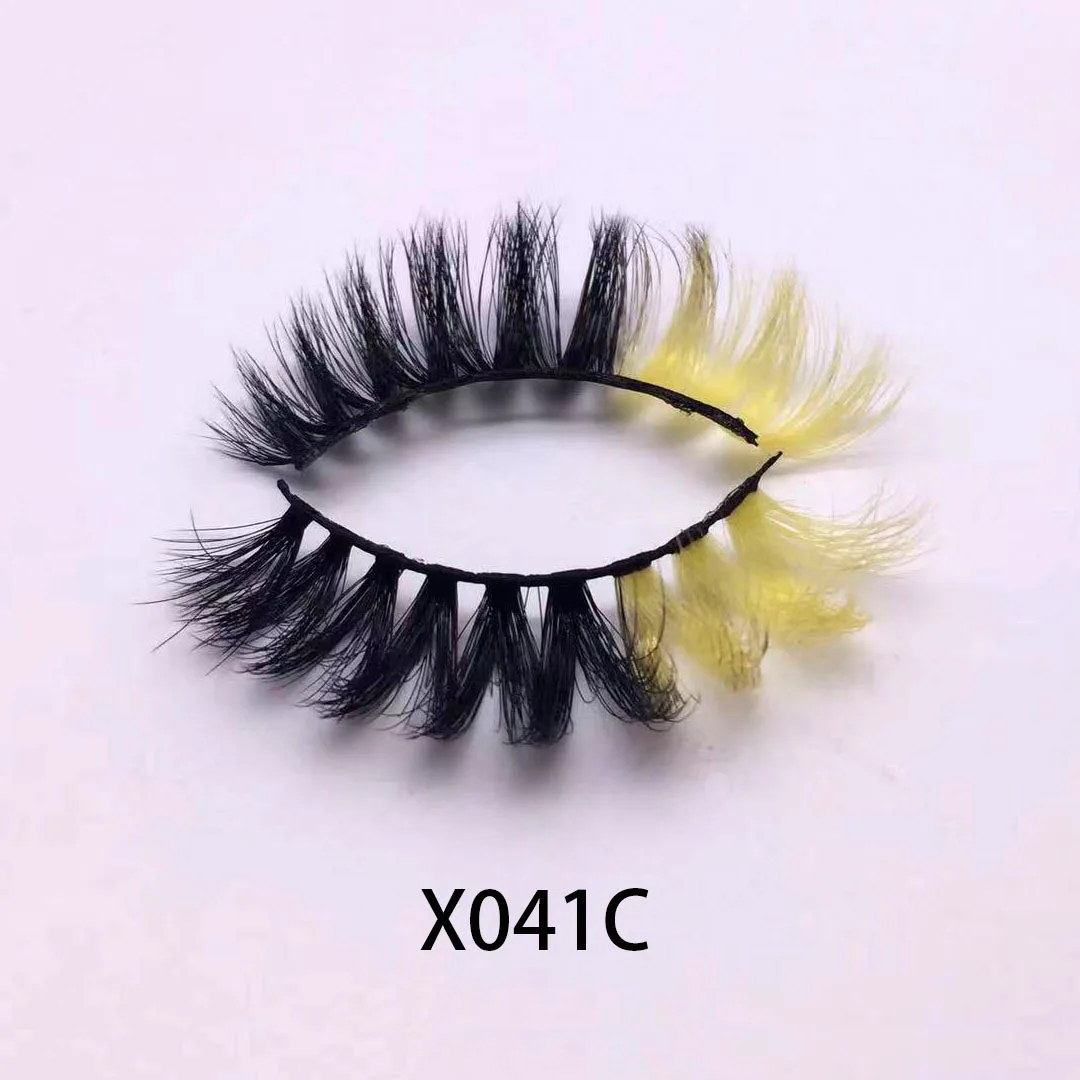AMAOLASH 3d Color False Lashes Natural Long Colorful Eyelashes Dramatic Makeup Fake Lash Party Colored For Cosplay Halloween -Zentai shop online H93fd94963b994bb8a95457a74729bc4be.jpg