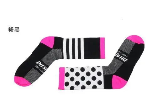 DH013colorasshown Профессиональные велосипедные носки DH Спортивные Новые защищают ноги, которые дышат влагой носки на открытом воздухе дорожный велосипед нейлон - Цвет: DH013colorasshown