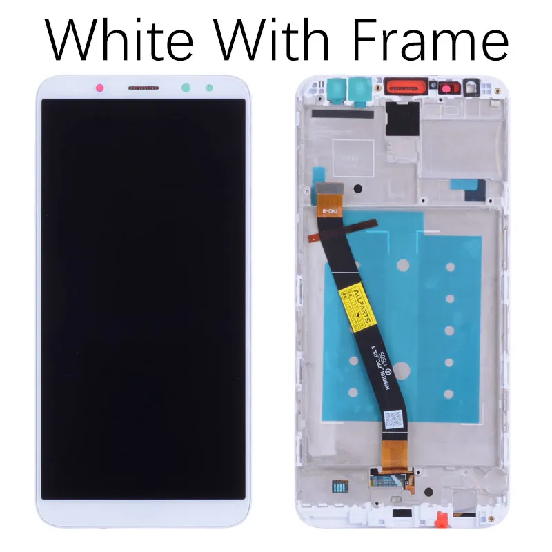 White with Frame Дисплей для huawei mate 10 Lite сменный сенсорный ЖК-экран для huawei mate 10 Lite дисплей дигитайзер Nova 2i lcd - Цвет: White with Frame