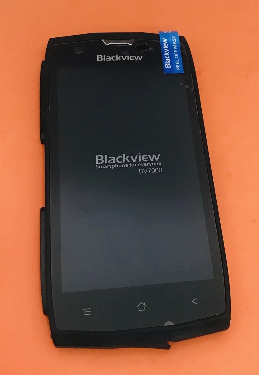 Б/у Оригинальный ЖК-дисплей + дигитайзер сенсорный экран рамка для Blackview BV7000 MT6737T