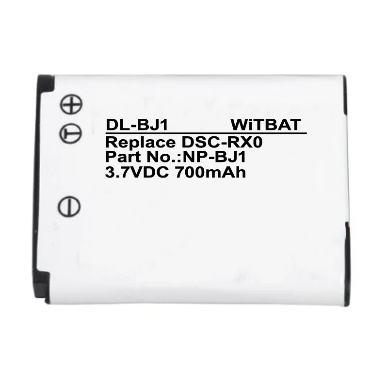 White FGHGH 700mAh Аккумулятор для sony DSC-RX0, NP-BJ1 - Цвет: White
