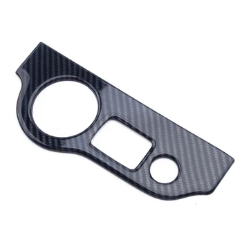 

Headlight Switch Button Panel Cover Trim Frame Sticker Decoration Fit For Dodge Challenger Charger 2015 2016 2017 2018 2019