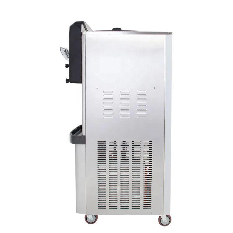Stand soft serve ice cream machine with three favor BX418C