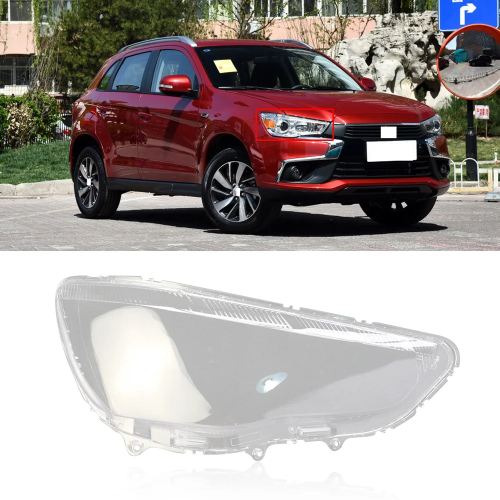 CAPQX для Mitsubishi ASX 2013-2018 передняя фара Прозрачная крышка водонепроницаемый абажур