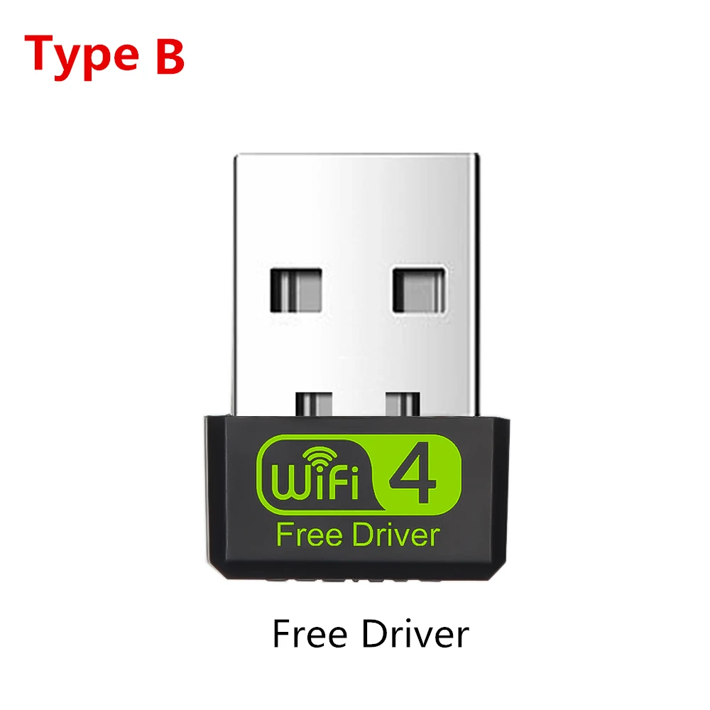 KEBIDU Бесплатный драйвер 150 м мини USB WiFi адаптер WiFi Lan антенна Беспроводная компьютерная сетевая карта RTL8188GU LAN Wi-Fi адаптеры - Цвет: Free Driver