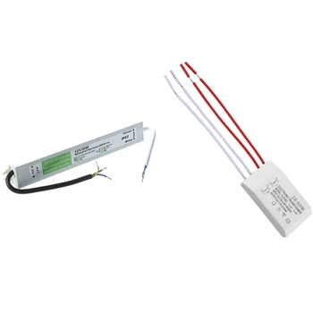 

1pcs Switching power supply transformer 30W 170-250V AC to 12V DC & 1pcs Transformer for LED Bulb AC220-240V 20-60W