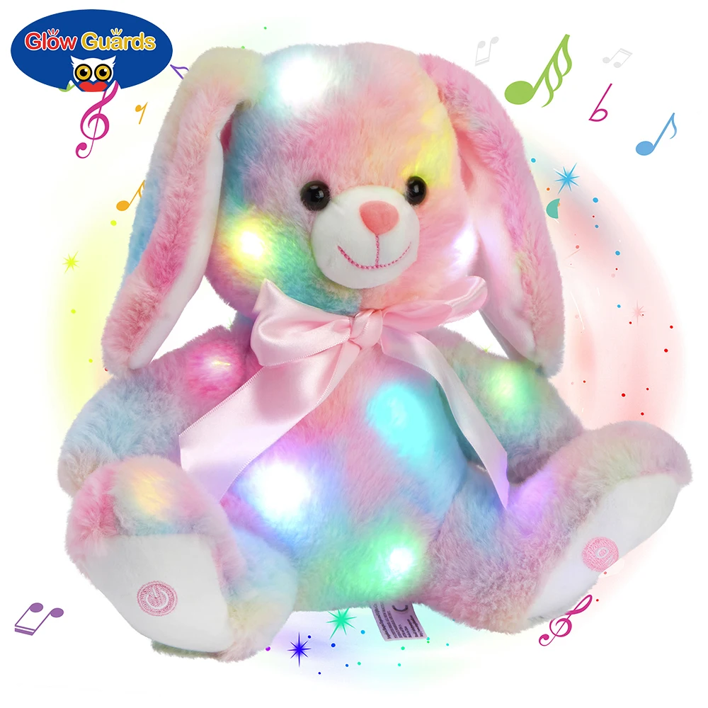Singing rabbit. Мягкая игрушка с подсветкой и музыкой. Игрушка Танцующий и поющий кролик. Кролик поет. Синий поющий кролик.
