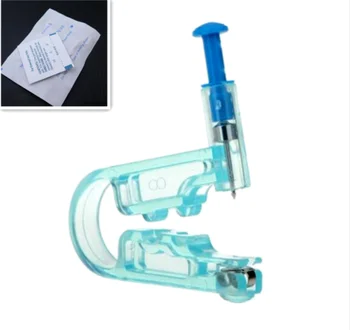 

1 Set No Pain Body Piercing Gun+Stainless Steel Stud Toiletry Kits Top Safety Ear Piercing Kit Disposable Safe Sterile