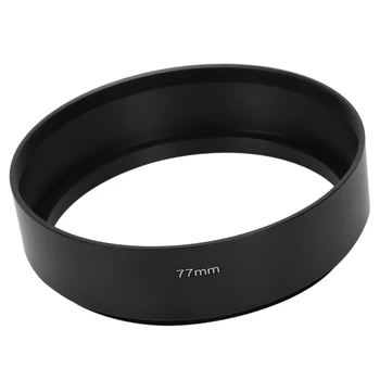 

Screw Mount 77mm Hood for Telephoto 80-200mm Lens Shade Black