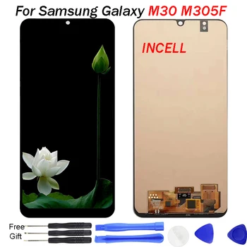 

6.4'' incell For Samsung Galaxy M30 M305F LCD Display Replacement With Touch Screen Digitizer Assembly For Samsung M30 Display
