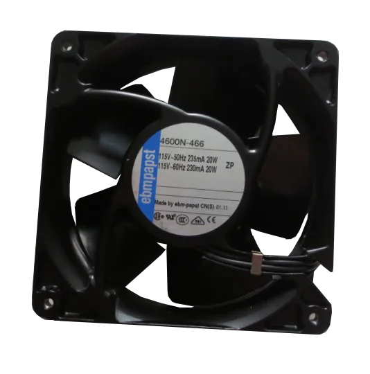 1pc Ebmpapst 4600N-466 12038 AC115V 120*120*38mm high temperature cooling fan 
