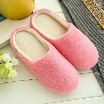 

Men Warm Home Plush Soft Slippers Indoors Anti-slip Winter Floor Bedroom Shoes shoes men zapatos de hombre обувь мужская 2020