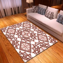 Национальный стиль, цветочный сетчатый ковер и ковер, коврик для гостиной, спальни, коврики для дома, декоративный мягкий фланелевый диван, ковры для гостиной