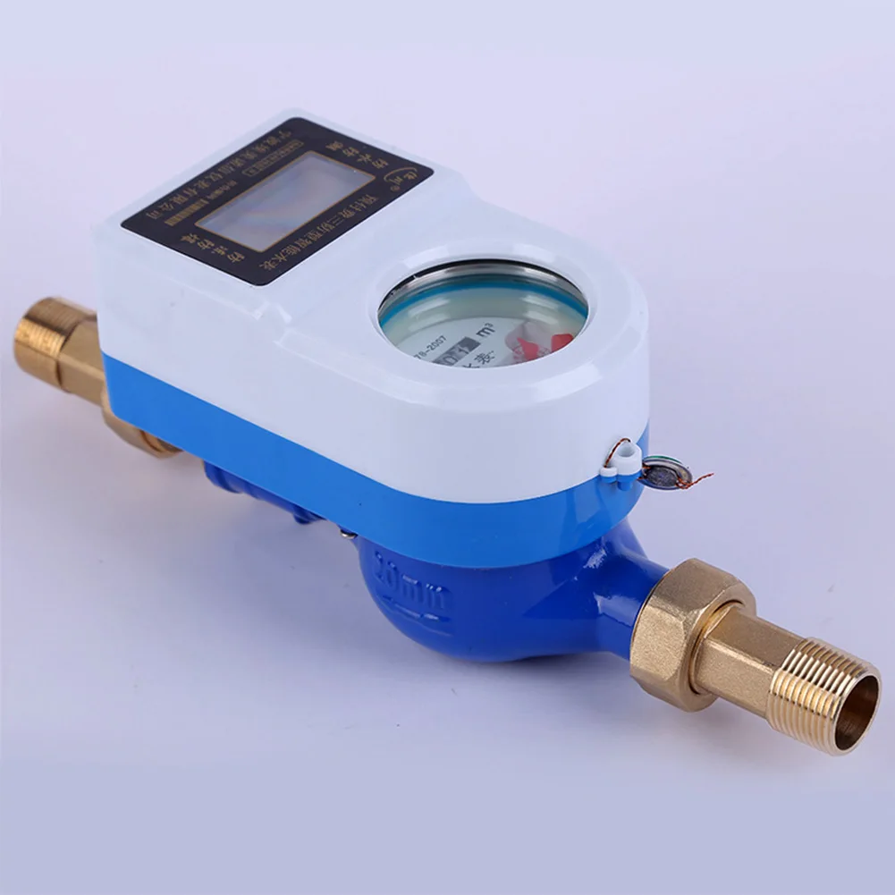 

15mm Waterproof Measuring Counter Home LCD Display Tools Swiping Card Tap Rotary Garden Table Cold Water Meter Wireless Smart