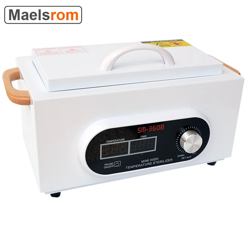 Portable High Temperature Nail Art Tools Sterilizer Box Nail Salon Sterilizing Manicure Tool Dry Heat Sterilizer in