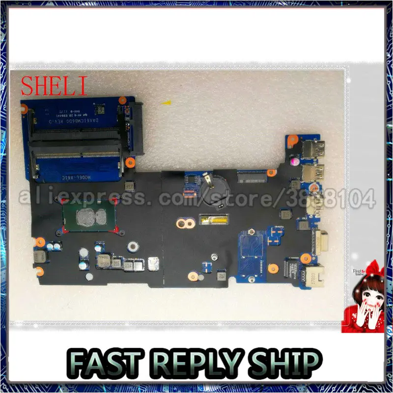 Материнская плата SHELI для ноутбука HP Probook 440 G3 855656 601 DAX61CMB6D0X61 I5 6200U DDR4 100% полностью