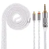 Yinyoo 16 Core Cable plateado/2,5/3,5/4,4mm Cable de actualización con MMCX/2PIN/QDC para BLON BL-01 BL-03 KZ ZAX ASX EDX TRN V90S ► Foto 2/6