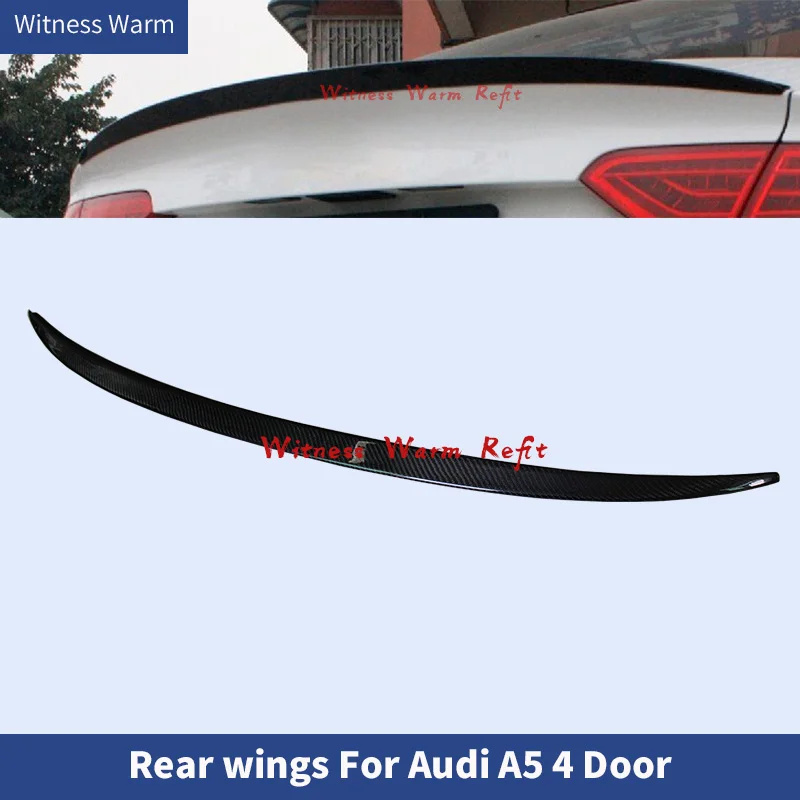 Для Audi A5 S5 Style 4door 2009 2010 2011 2012 2013 2014 2016 Frp из углеродного волокна Автомобильный