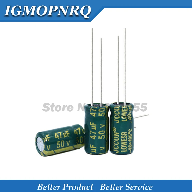 6.3V 10V 16V 25V 35V 50V 100V 400V High Frequency Low ESR Aluminum Capacitor 100UF 220UF 330UF 470UF 680UF 1000UF 2200UF 3300UF