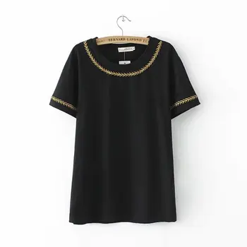 

2018 new summer wear T-Shirts short sleeves small fresh body repair thin and regular bottoming shirt