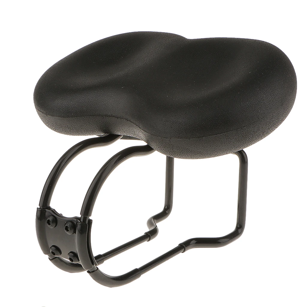 Black Universal Ergonomic No Pressure Cycle Bicycle MTB Mountain Bike Big Bum Saddle Seat