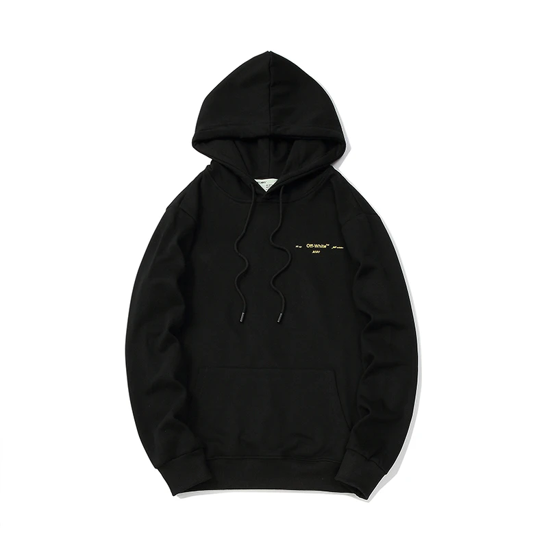 Бронзовая стрела 19FW Off-White OW мужские/женские модели влюбленных осень зима хлопок мода уличная куртка с капюшоном Толстовка