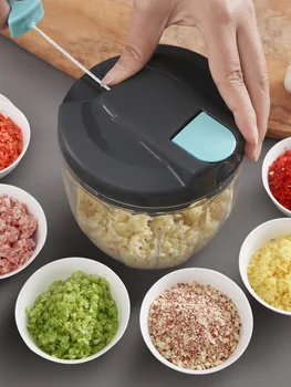 

Powerful Manual Meat Grinder Hand-power Food Chopper Mincer Mixer Blender to Chop Meat Fruit Vegetable Nuts Shredders BB50