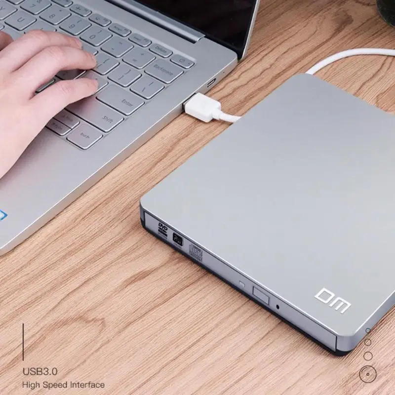 Внешний DVD привод Оптический привод USB 3,0 CD rom плеер писатель ридер DVD-RW CD-RW записывающее устройство для ноутбука Настольный ПК