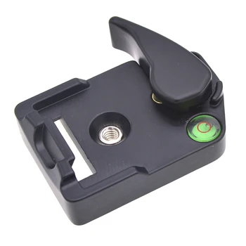 

Quick Release Adapter with Plate for Manfrotto 323 RC2 Rapid Connect Adapter with 200PL-14 Quick Release Plate - Black