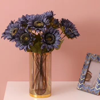 

Sunflower Wedding Model Bouquet Autumn Wedding Bride Hand Held Flowers