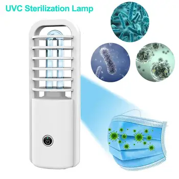 

Portable Ultraviolet Lamp USB Charging UVC Sterilizer Light Lamp Ozone Quartz Led Home Clean Air Disinfect Bacterial Kill Mites
