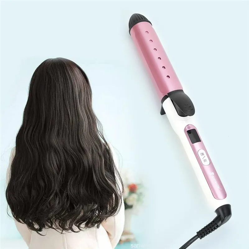 SHINON TG-8760, профессиональная цифровая Плойка для волос, инструмент для укладки волос, инструмент для изготовления волнистых волос, волшебная плойка, портативная палочка