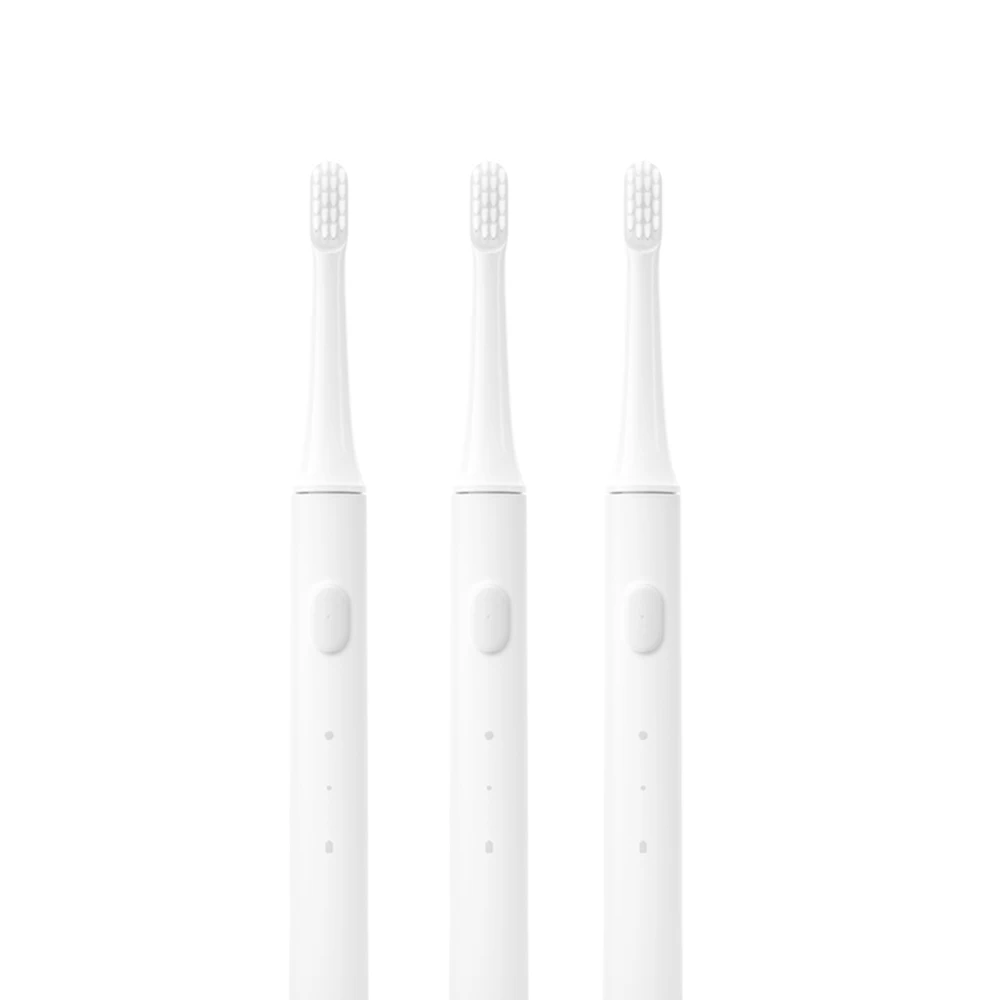 Xiaomi Mijia T100 звуковая электрическая зубная щетка для взрослых ультра звуковая автоматическая зубная щетка USB перезаряжаемая IPX7 Водонепроницаемая зубная щетка - Цвет: 3 psc