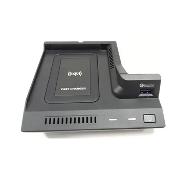 

Console Wireless Phone Charger Pad For Benz C GLC Class AMG W205 X253 12V New