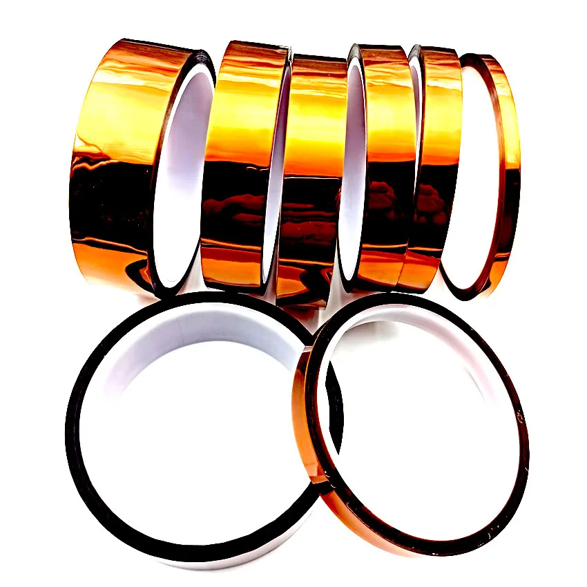 

Automotive High Temperature Tape Thermal Polyimide Tape Adhesive Tape For 3D Print BGA 5MM 8MM 10MM 15MM 20MM 25MM