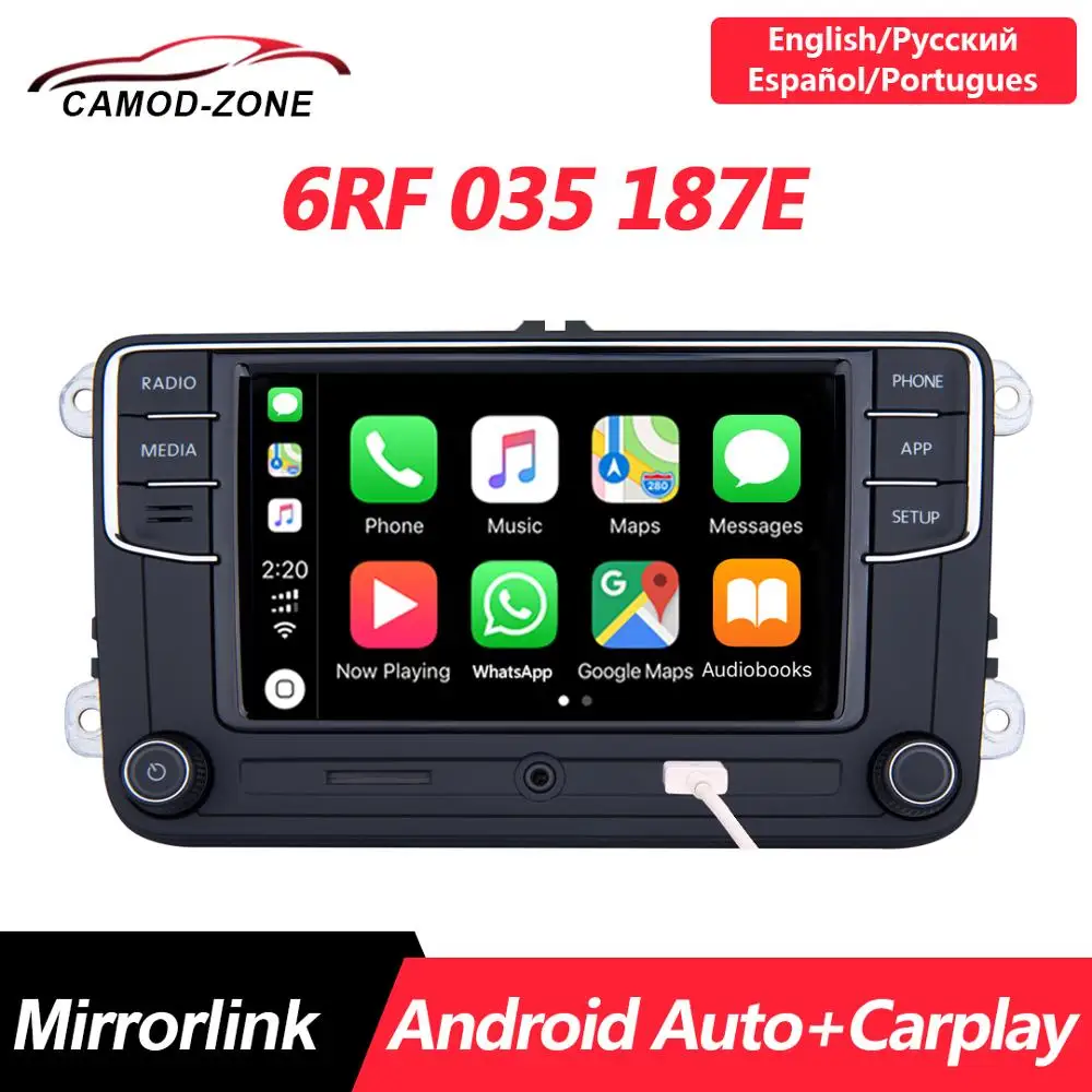 Android Авто NONAME RCD330 PLUS RCD330G Carplay R340G автомобиль MIB радио 6RF 035 187E для VW Golf 5 6 Jetta MK6 CC Tiguan Passat Polo