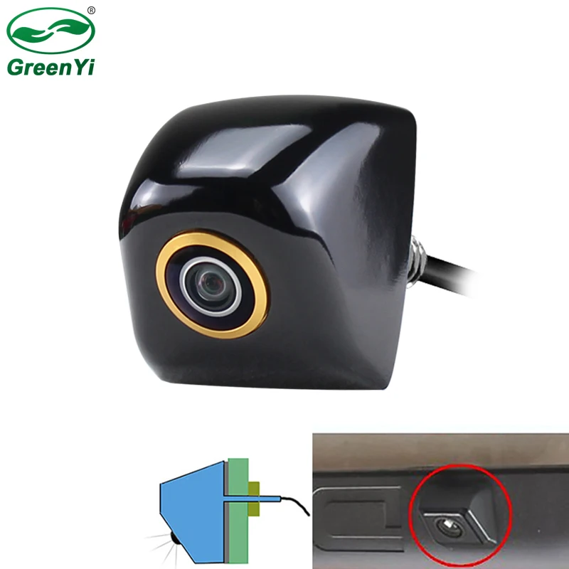 Install Upside Down 170 Degree Golden Fisheye Lens Night Vision