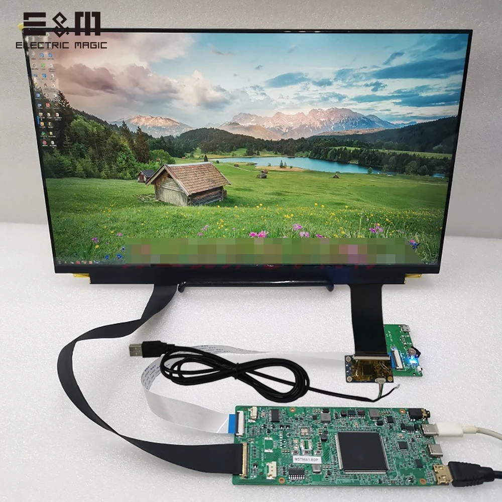 15,6 дюймов 4K ips емкостный сенсорный экран ЖК-монитор Тип C для Android проводной проекционный модуль комплекты дисплей DLP SLA УФ отверждения