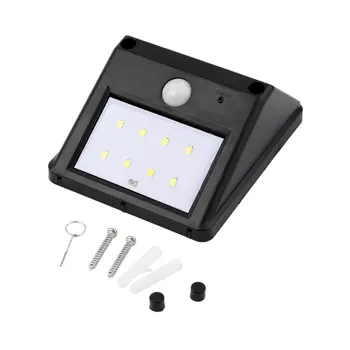 

Super Bright Quality Waterproof 8-LED PIR Motion Sensor Solar Power Pathway Step Lamp Outdoor Wall Path Garden Yard Night Light