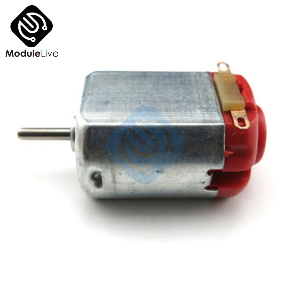 R130 DC Тип двигателя 130 хобби микромоторы 3-6 в DC 0,35-0.4A 8000 об/мин