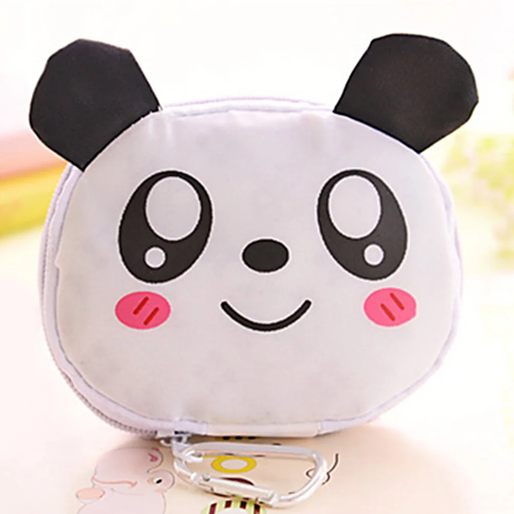 Durable Large Portable Storage Pocket Casual Nylon Foldable Cute Shopping Bag