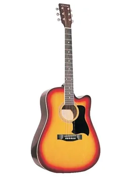 

F601-bs acoustic guitar, with neckline, sanberst, Caraya