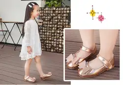 Новинка 2019 года; сезон весна; детская обувь для девочек с мягкой подошвой и мелкими топами; модная весенняя обувь принцессы для маленьких
