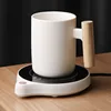 200W Cup Heater Mug Warmer 100°C Hot Tea Makers Warmer Coaster 5 Gear Cup Heaters Coffee Milk Tea Heating Pad 110V/220V 5