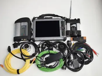 

12/2019 mb star c4 FOR BMW wifi ICOM NEXT with laptop car diagnostic tablet ix104 2in1 software ssd super quality best Ready use