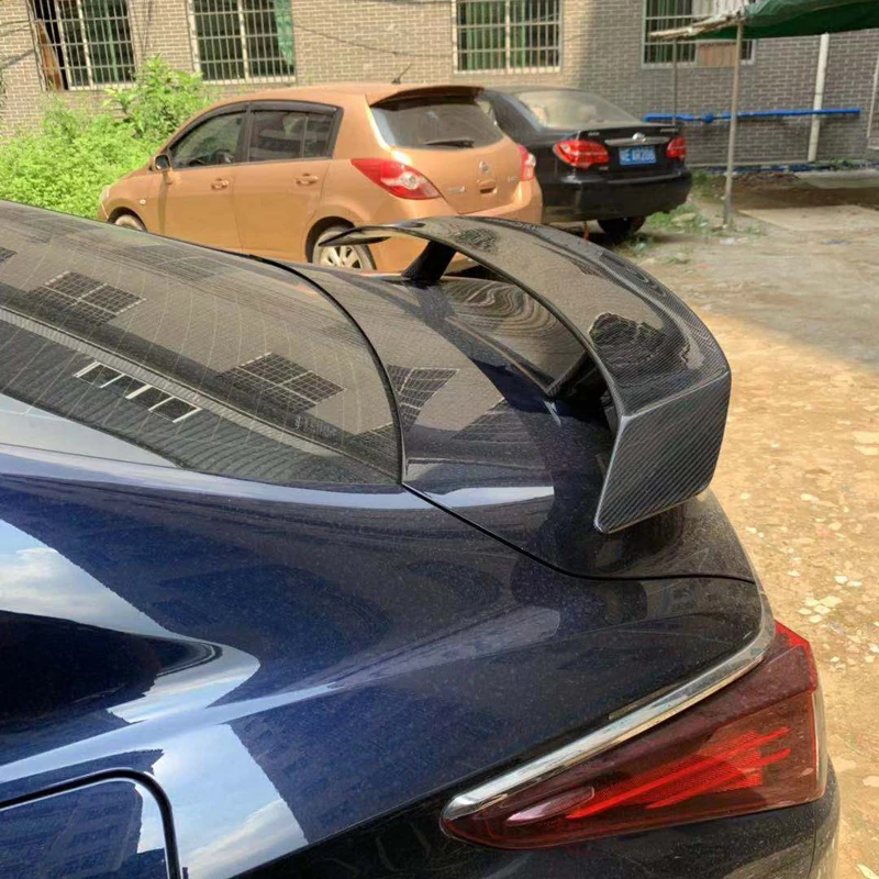 GT Стиль углеродного волокна задний спойлер багажника подходит для Lexus ES250 ES300 ES350 2013-UP