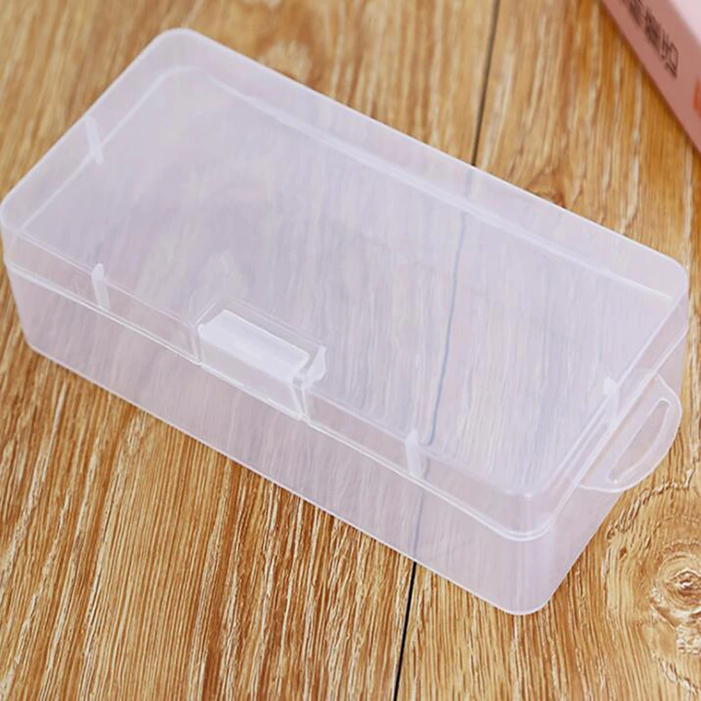 XRHYY школьные поставщики прозрачных ручек коробка для хранения Органайзер для карандашей с пряжкой Чехол-держатель прозрачный стационарный счетчик